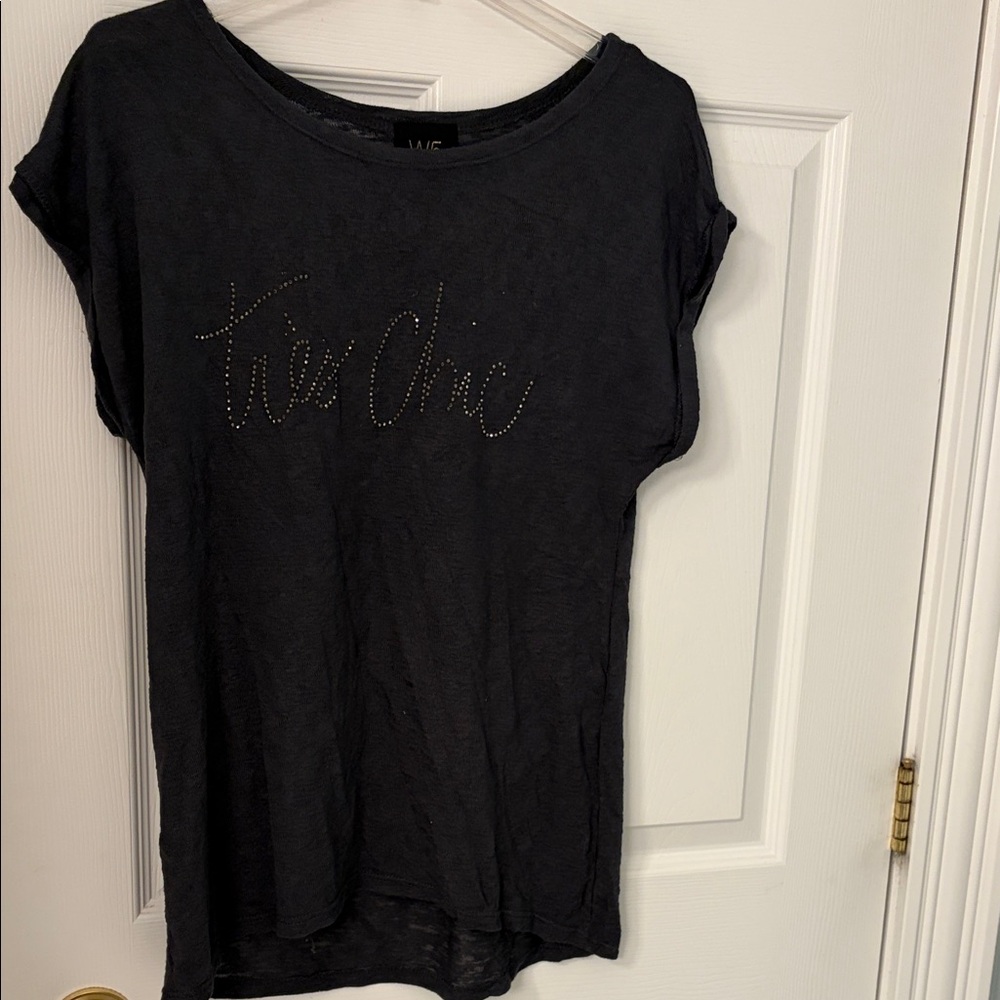 W5 Black Graphic Tee